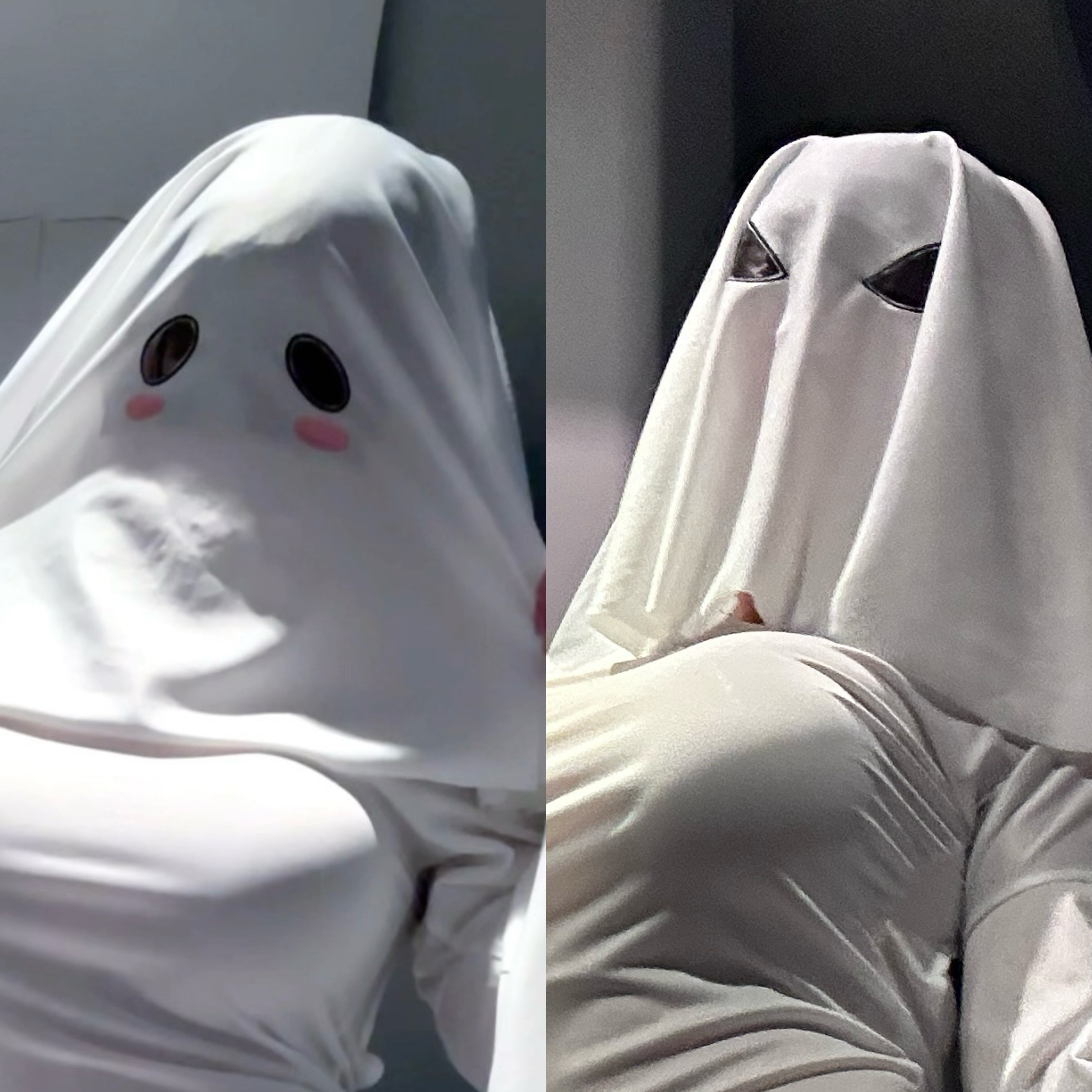 火华家 杏子夫人 幽灵娘面罩一个头巾两个表情cos不化妆可视