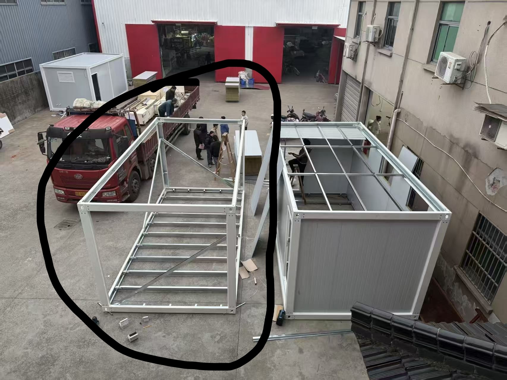 定制尺寸集装箱移动房办公室简易组装可拆卸移动板房,基础建材,钢结构活动板房,淘宝优惠券,粉丝福利购,淘宝优惠卷