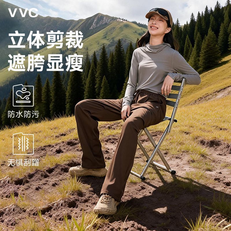 VVC伞兵裤登山冲锋裤女秋新款户外休闲裤防水防污耐磨通勤旅游用