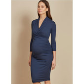 紧身裙包臀性感显瘦打底裙子 中长款 孕妇连衣裙秋冬装 欧美明星时尚