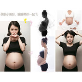 孕妇拍照准妈妈无肩带内衣打底裤 蕾丝抹胸纯色文胸写真吊带小背心