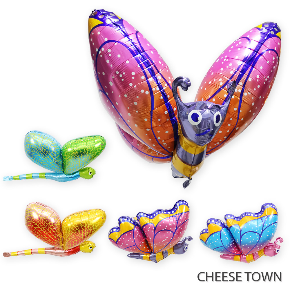 4D立体昆虫系列铝膜气球 蜻蜓蝴蝶铝箔幼儿园商场装饰氦气可飘空,节庆用品/礼品,气球,淘宝优惠券,粉丝福利购,淘宝优惠卷