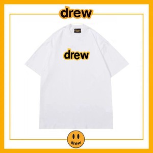 笑脸短袖Drew纯棉字母