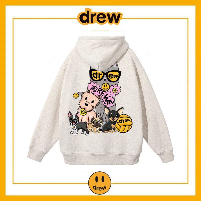DrewHouse笑脸小狗连帽卫衣图片