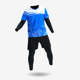 专业羽毛球服秋冬四件套加绒成人男女儿童乒乓网球服排球团购印字