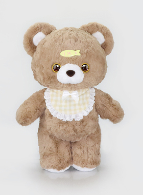 SHINING BEAR /50厘米摩卡熊/毛绒抱偶礼物治愈系陪伴可爱