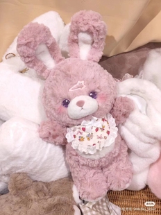 SHINING BEAR /摩卡兔/毛绒骨架玩偶礼物治愈系陪伴可爱可装扮