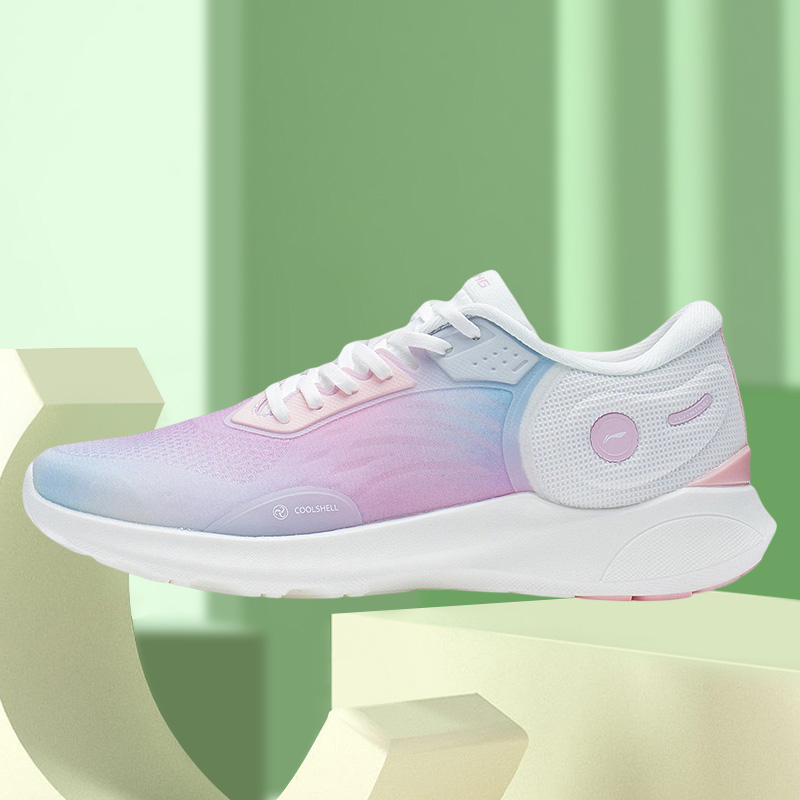 LINING李宁正品女 夏潮流透气低帮国潮运动休闲运动板鞋AGLS088-3