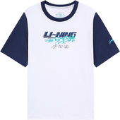 男大童运动生活系列宽松休闲运动短袖 Lining 李宁正品 T恤YHSS083