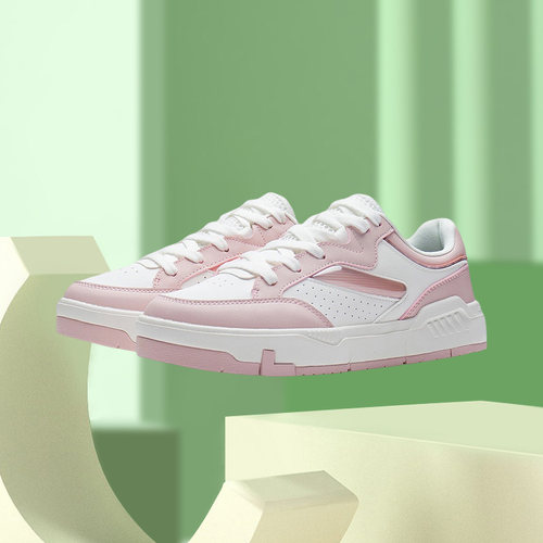 李宁正品 ACE 新款女子时尚潮流低帮舒适软弹运动休闲鞋AGCS032-2