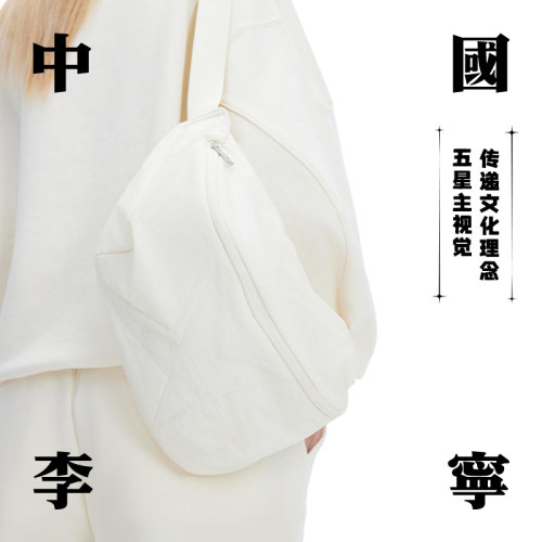 Lining/李宁正品2024新款男女款简约百搭便携运动胸包挎包ABDU053