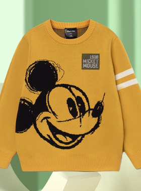 |李宁联名童装编织衫男小童新款宽松冬运动服YMBR003