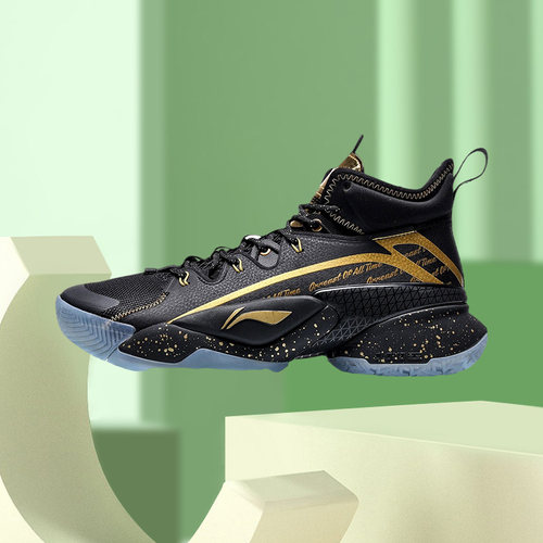 李宁正品男空袭7代新款高帮减震耐磨防滑比赛篮球鞋ABAQ071