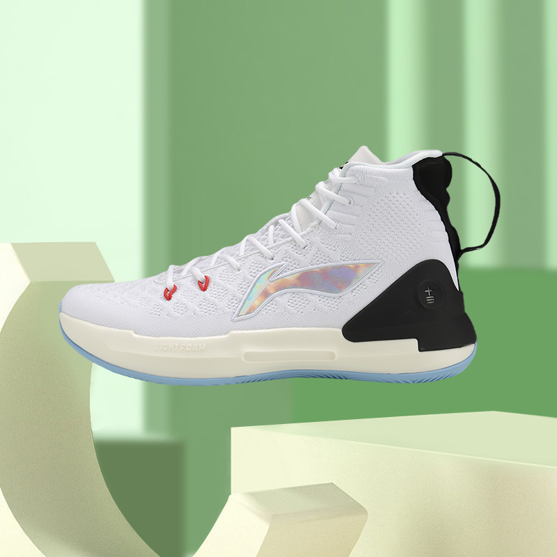 正品李宁篮球鞋驭帅13代韦德之道耐磨缓震高帮新款篮球鞋ABAP075