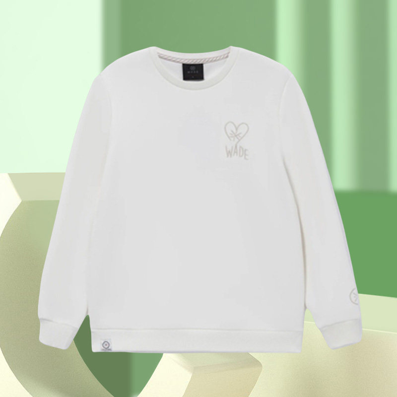 中国李宁正品男子圣诞季棉花糖宽松休闲套头舒适连帽卫衣AWDRG53