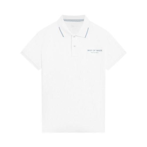 中国李宁短袖POLO衫男士新款韦德系列秋季上衣针织运动服APLS175