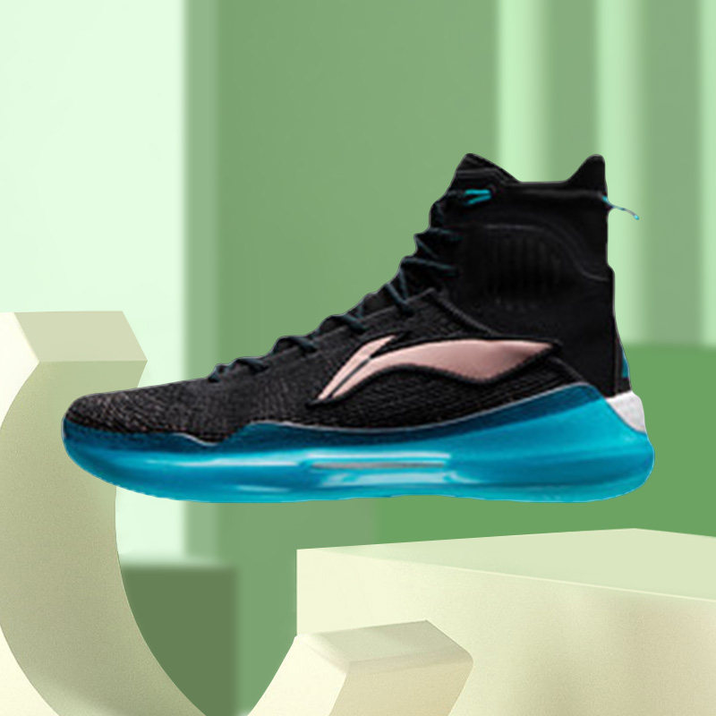 李宁正品驭帅13代䨻四雷高帮男子耐磨专业比赛篮球鞋ABAP065