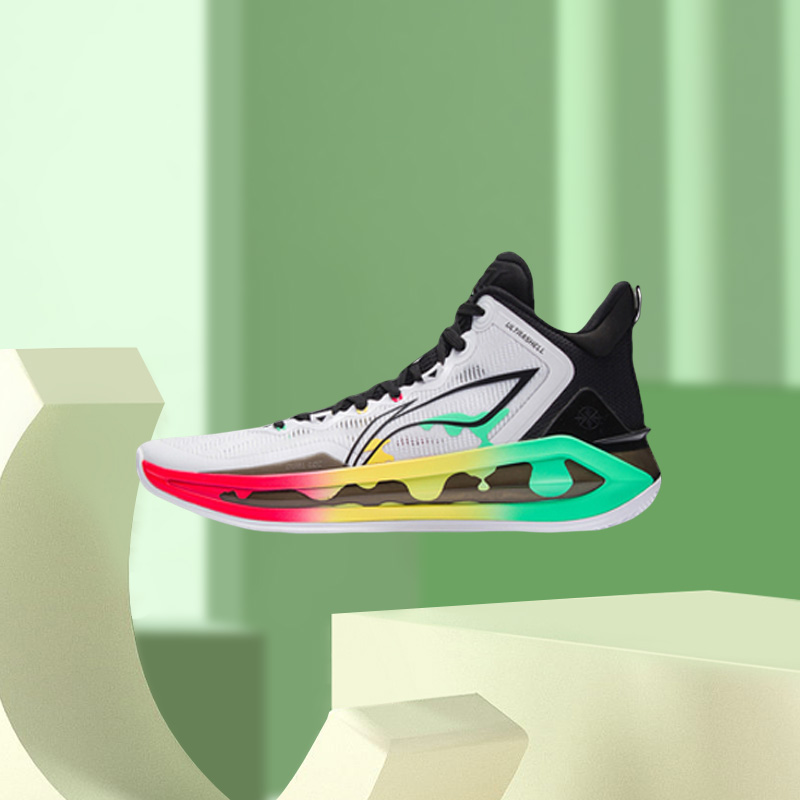 李宁正品新款男子篮球训练鞋利刃系列舒适休闲防滑ABAS091