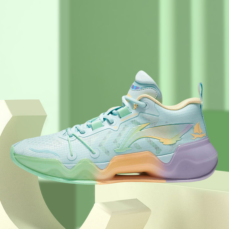 正品李宁男鞋夏季新款利刃2LOW 运动休闲实战篮球鞋ABAS039-4