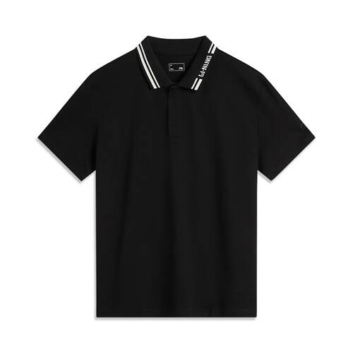 李宁正品运动潮流系列男子时尚百搭舒适耐洗短袖POLO衫APLU085