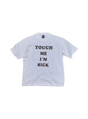 Lmyer Number Nine Touch Me 黑白双色基础休闲短袖情侣同款T恤