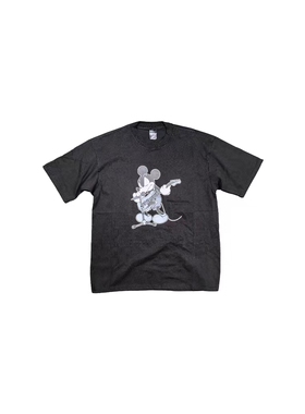 Lmyer Number Nine 吉他米奇 印花宽松休闲基础短袖T恤