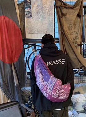 LMYER  KAPITAL 腰果花20ss 正确版本   日系  说唱 斜跨 流浪包