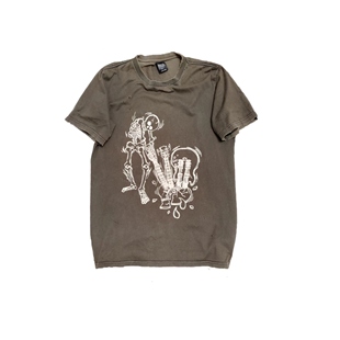 Cleanfit风格 Archive2006 破坏水洗骷髅人T恤 NumberNine Lmyer