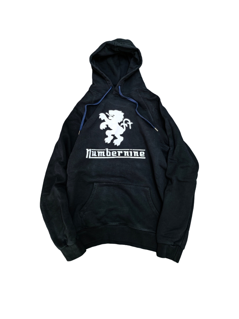 thumbnail for Lmyer Number Nine 03ss Lion Basic Casual Loose Sweatshirt Long Sleeves