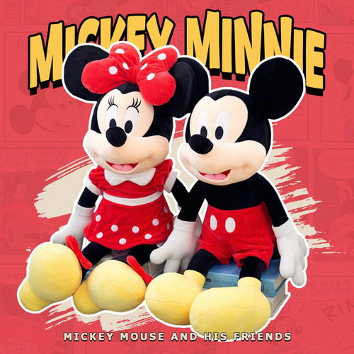 日本XZNCKU米老鼠公仔米奇玩偶