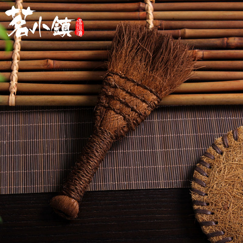 养壶笔天然棕功夫茶具配件笔刷茶扫手工棕丝茶笔茶盘茶道零配茶刷