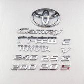 适用凯美瑞车标贴240G尾箱标2.5S英文标2.0V后车贴尾标200E字标志