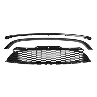 Cooper 适用宝马迷你Mini R55 R56 JCW亮黑中网格栅上下饰条