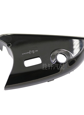 适用奔驰E S GLK级W212 W221黑色烤漆双孔倒车镜底壳后视镜下壳罩