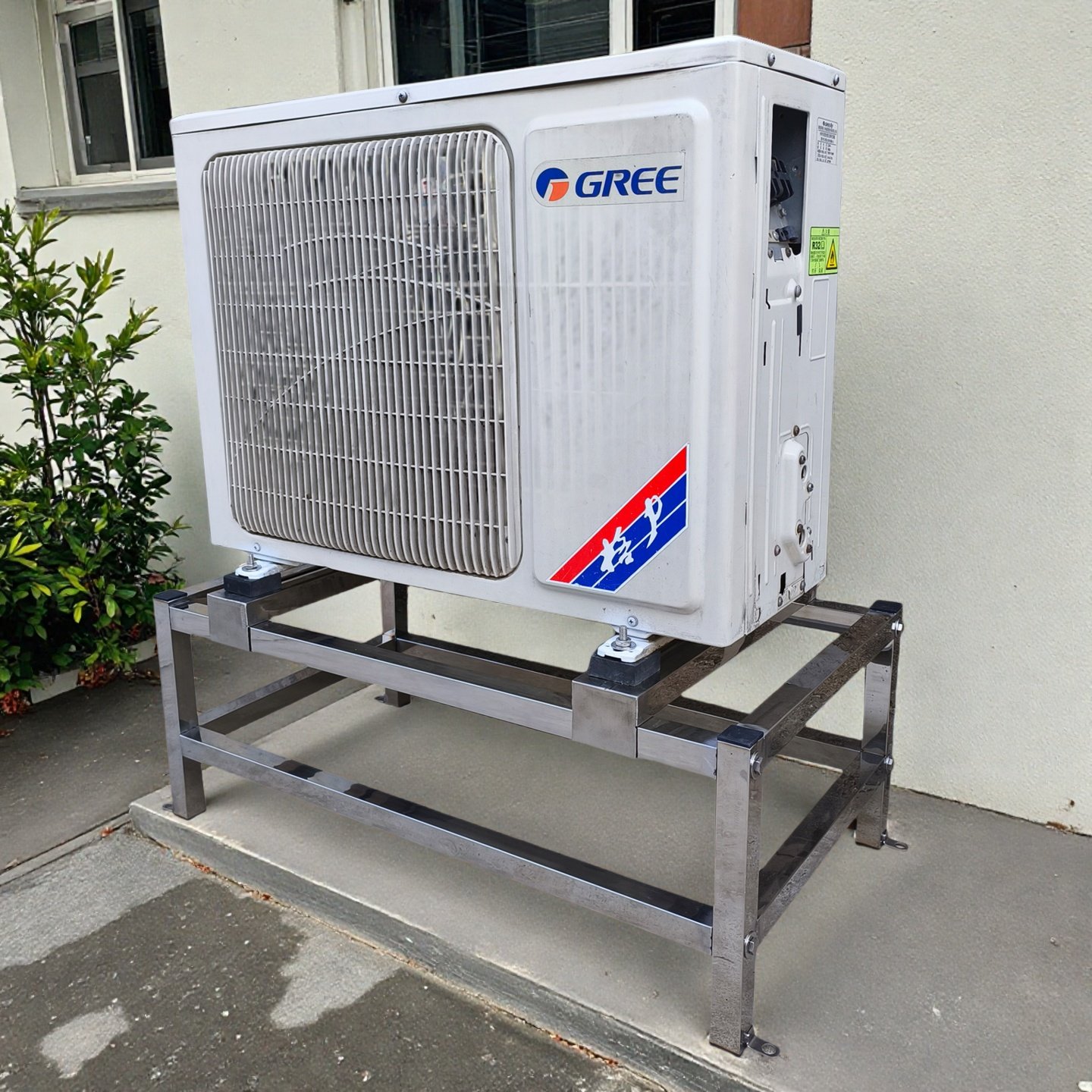 不锈钢空调外机落地架抬高离地底座架机位双层叠放架阳台外机减震,大家电,空调底座,淘宝优惠券,粉丝福利购,淘宝优惠卷