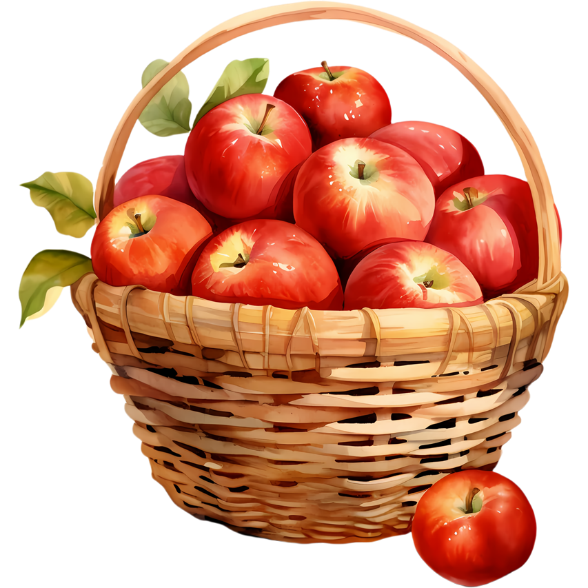 新款苹果篮子贴纸冰箱橱柜餐厅室内墙面水果贴画遮瑕丑自粘贴防水