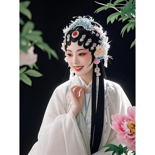 超美戏曲京剧昆曲花旦装饰海报客厅卧室宿舍墙面贴画自粘贴新国潮