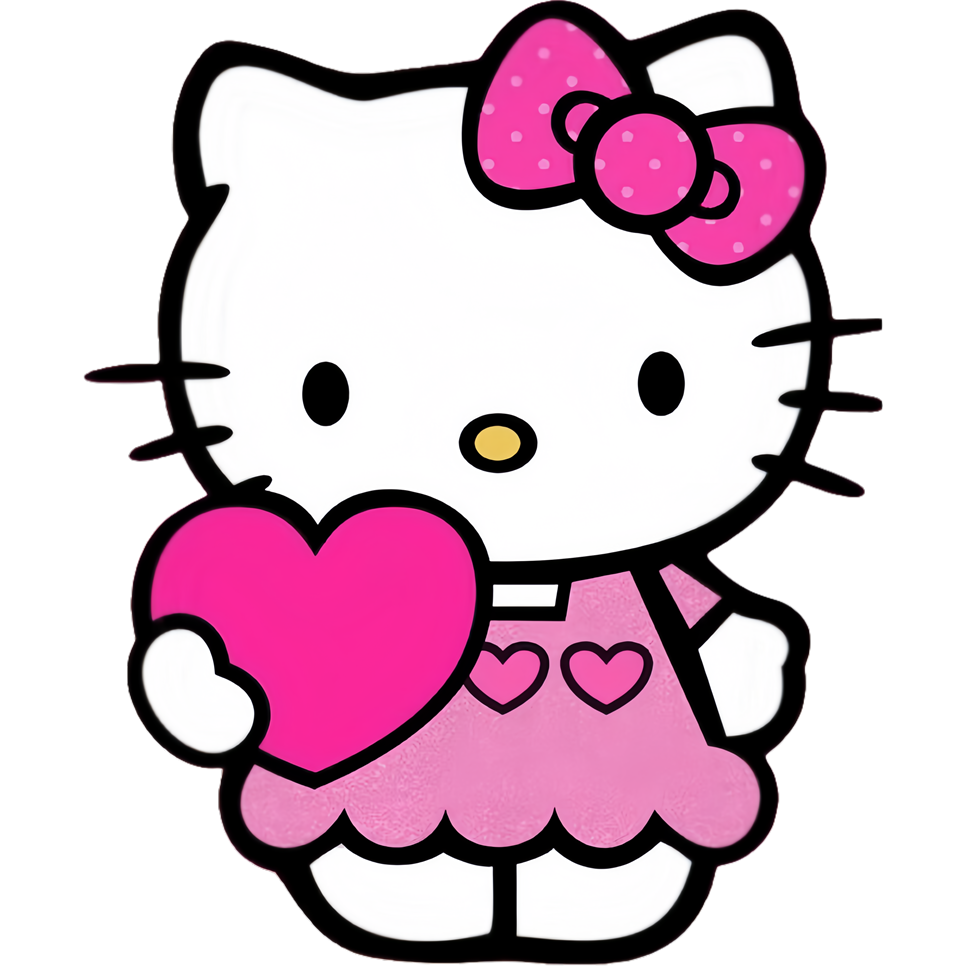 可爱HelloKitty贴纸冰箱行李密码箱浴室墙面装饰遮瑕贴画防水自粘