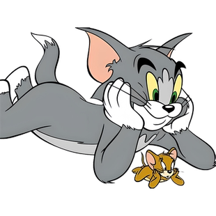 猫和老鼠贴纸儿童房浴室卫生间电动汽车墙面经典动漫自粘贴画防水