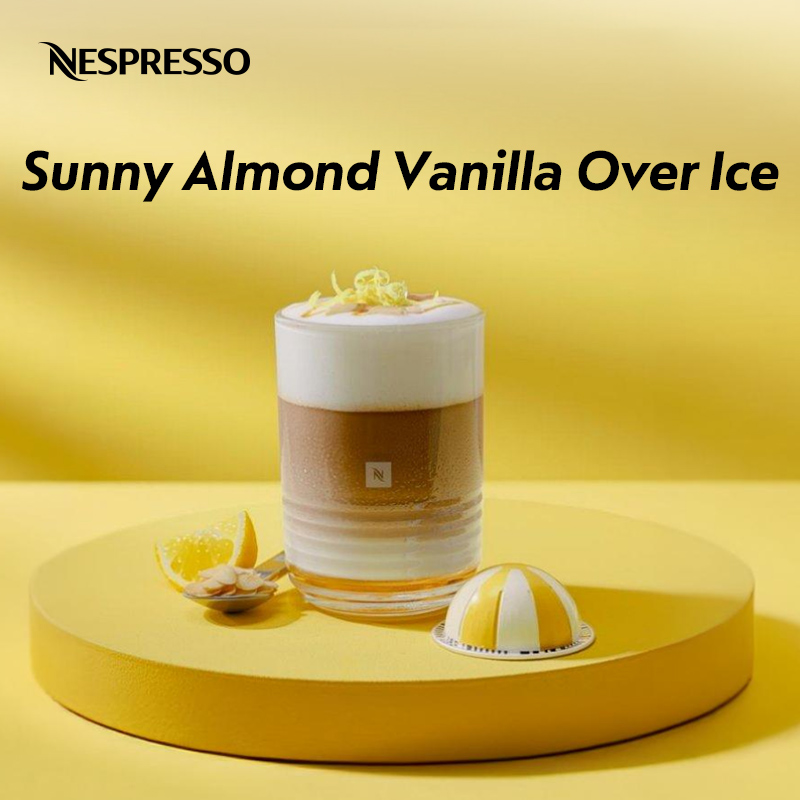 NESPRESSO奈斯派索胶囊咖啡 Vertuo系列巴旦木香草风味冰咖啡10颗