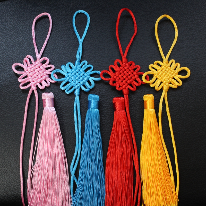 6盘中国结小号半成品流苏穗子diy特色手工艺 用5号线材纯手工编制