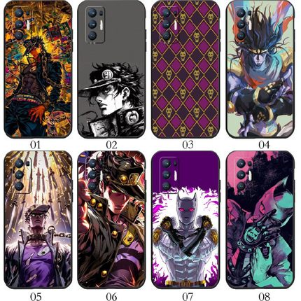 jojo 奇妙冒险 适用 OPPO Reno4 Pro/A55/K/6+/A52/A32/A93/5 Z/A95/A93s/A11s/A56/A55s/K9/K7x/Find手机壳