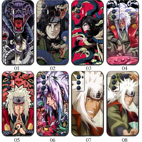 火影自来也大蛇丸 适用 realme GT/9R/Neo/闪速版/2T/一加 9/Pro/大师探索版/RT/8T/Ace 2V/魅族18/Ne手机壳