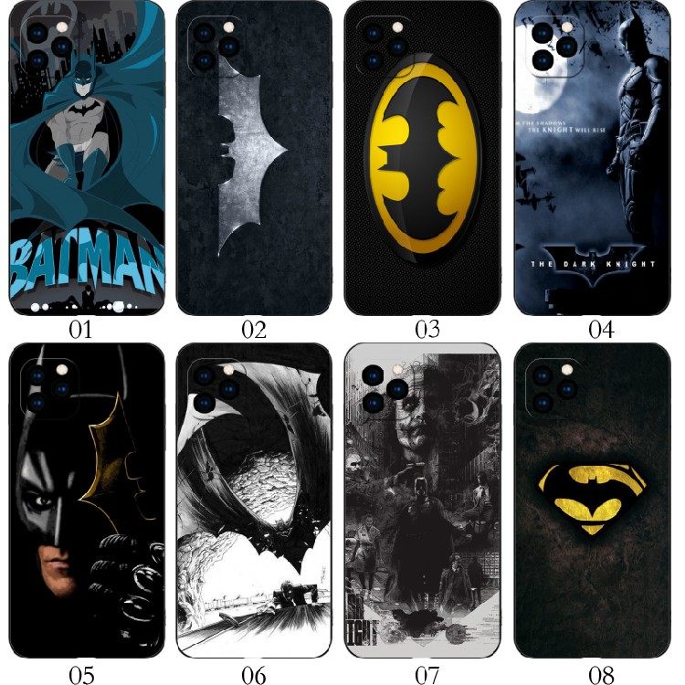 Batman蝙蝠侠 适用iPhone苹果 15/XR/13 Pro/12 mini/11/Plus/XS/14 Max/X/8/7/6/5/红米Note 12/12R/手机壳