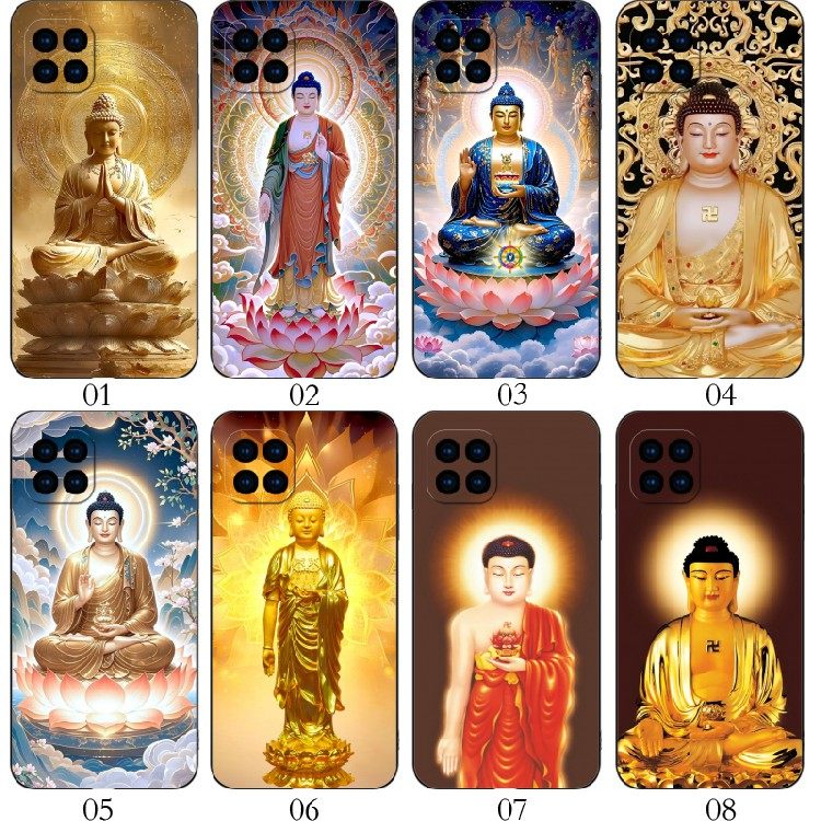 阿弥陀佛 适用 华为 nova8 SE/9C/7i/红米Note13/Pro+/K70/10A/6/OPPO A92/A72/Reno4/A15/A35/V13手机壳