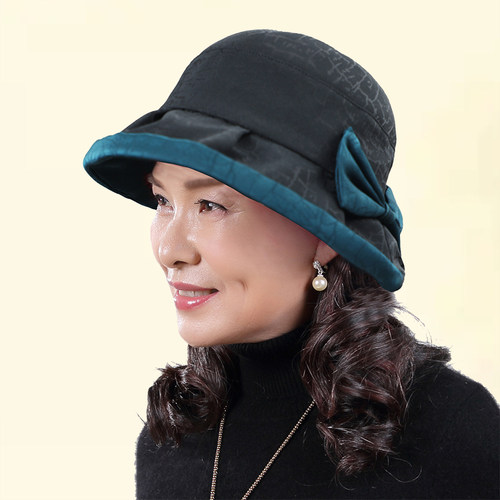 渔夫帽盆帽礼帽奶奶中老年女老人