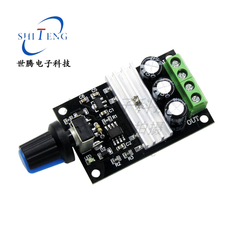 pwm直流电机调速器6v12v24v28v 3a调速开关 1203b 变频器配件diy