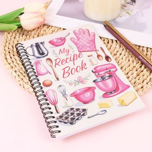 跨境亚马逊热销厨房计划手帐本A5金属线圈笔记本周日程规划计划本