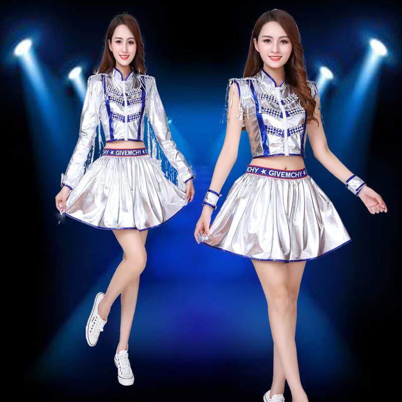 新款爵士舞服装女成年啦