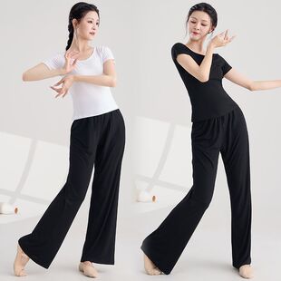 艺考形体练功服基本功训练修身古典舞练功服棉套装女